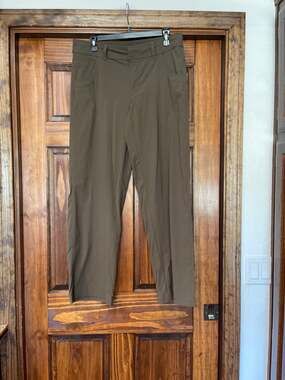Lucy Activewear Walkabout collection Brown Wide Leg Hiking Tech Travel Pants M